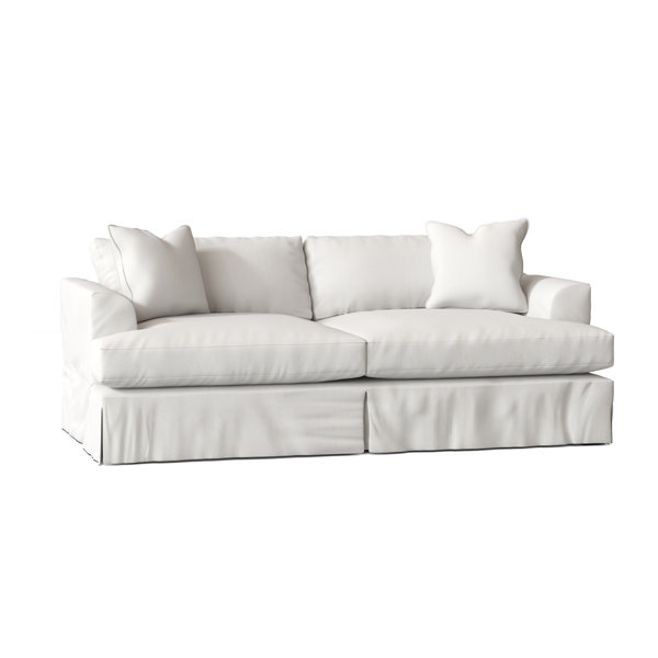 White Denim Sofa Wayfair